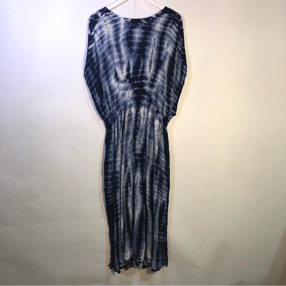 Torrid Boho Tie Dye Floral Embroidered Beach Cover Up - Picture 14 of 16